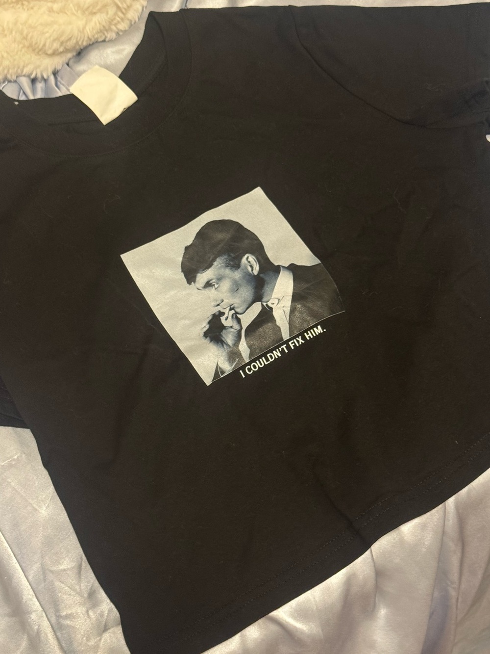 “I Couldn’t Fix Him” Peaky Blinders Crop Top, Cillian Murphy Fan Gift